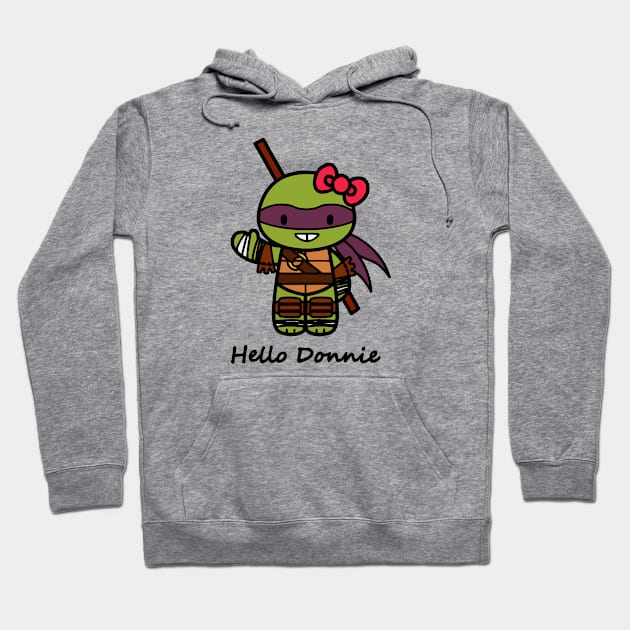 Hello Donnie Hoodie by DeAnimation